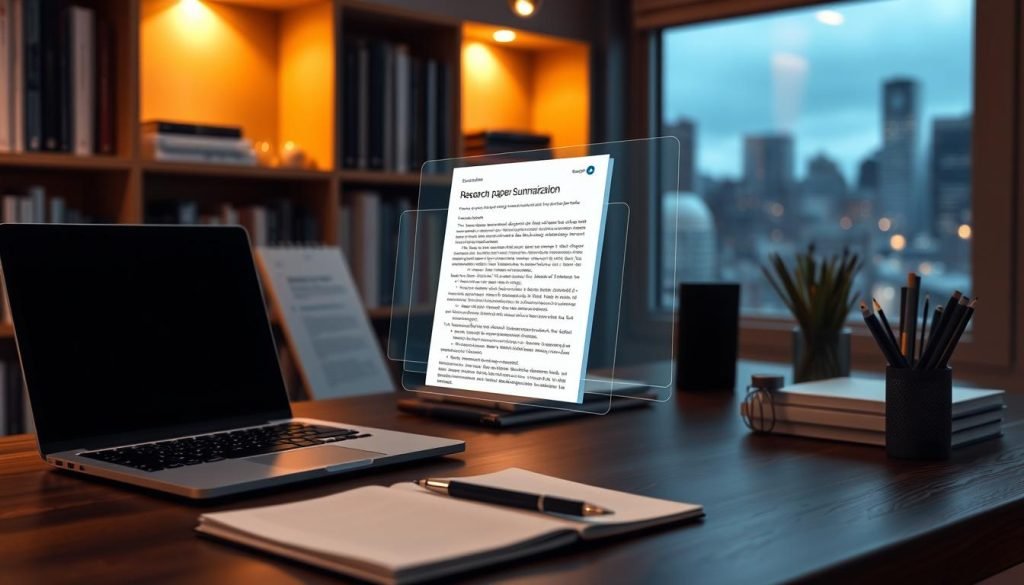 Scholarcy research paper summarization